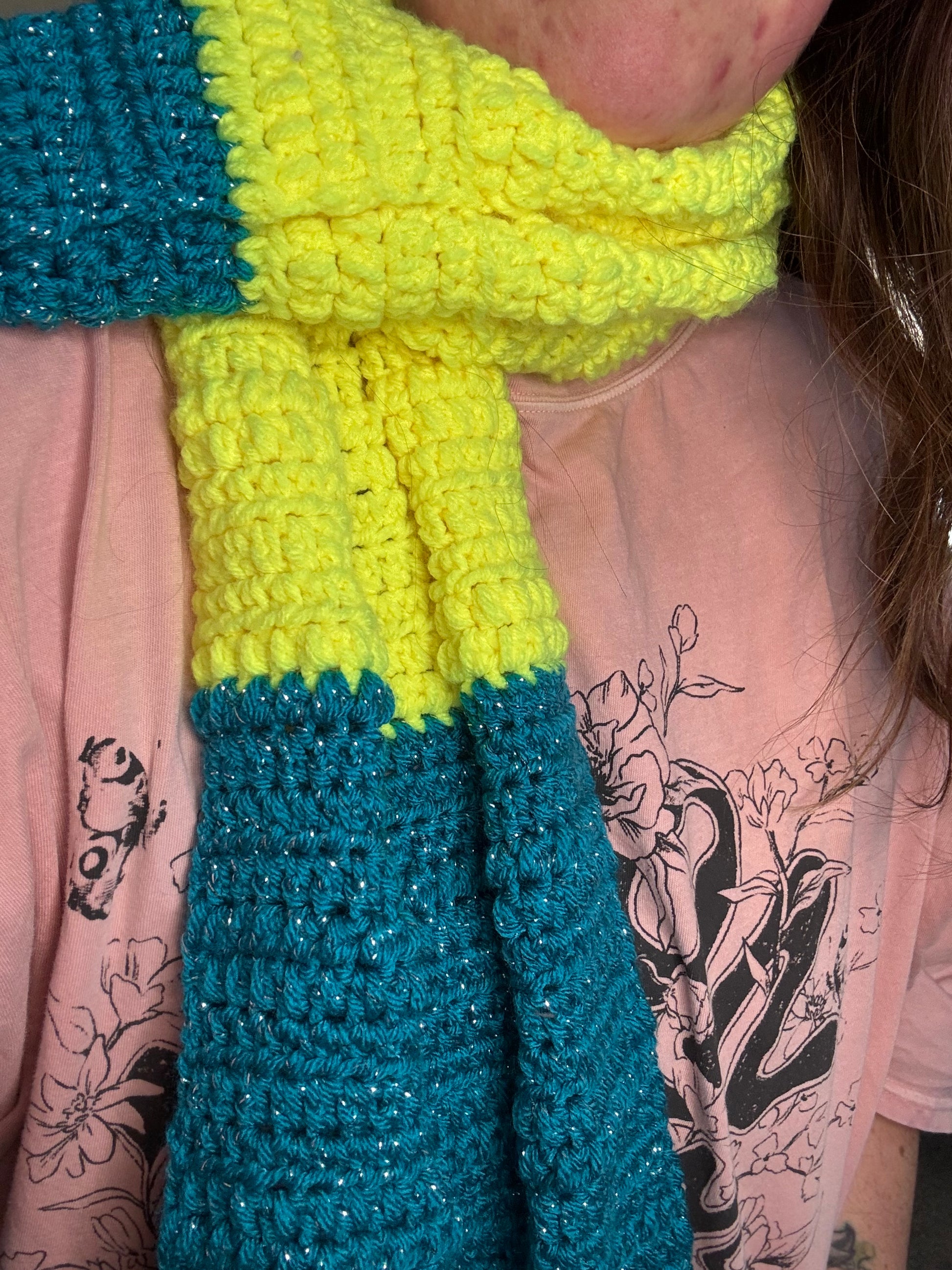 Sparkly Handmade Scarf