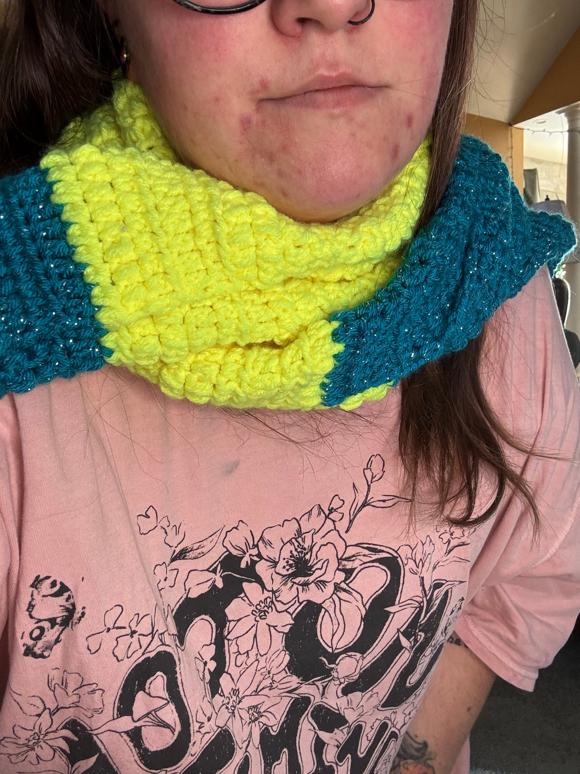 Sparkly Handmade Scarf